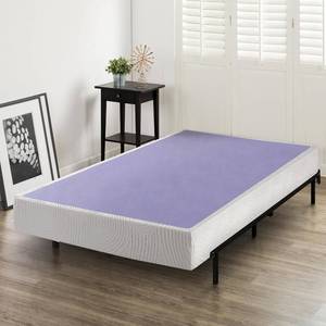 lot 105 image: NEW Zinus Edgar 8 Inch Wood Box Spring  Mattress Foundation  Sturdy Wood Structure  High Profile  Easy Assembly, Twin