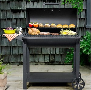 lot 144 image: Members Mark 35 Barrel Charcoal BBQ Grill