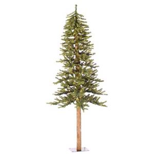 lot 310 image: Vickerman 6 Natural Alpine Artificial Christmas Tree, Clear Incandescent Lights