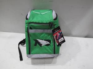 lot 315 image: NEW Logo Brands Officially Licensed NCAA 32-Can Backpack Cooler - UND Fighting Hawks