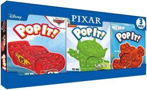lot 344 image: NEW POP IT Licensed 3-Pk (Pixar), Disney