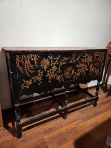Vintage Hand Painted Japanese Buffet
