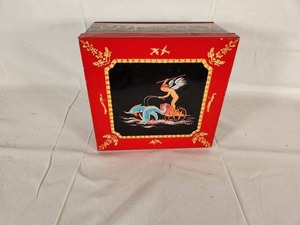 Vintage Huntley & Palmers Collectible Dolphins Cherub Biscuit Tin from the 1960s