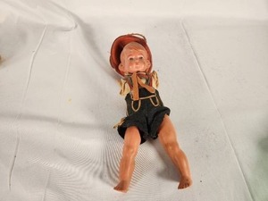 Vintage German Bisque Boy Doll - Missing Arms