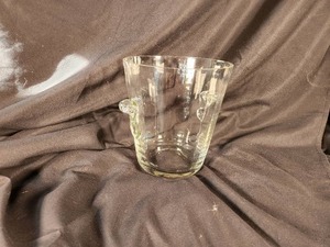 Vintage Glass Ice Bucket