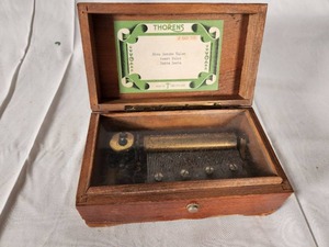 Early 20th Century Swiss Thorens Music Box (Not Tested)