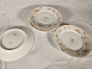 Four Haviland France Limoges Dishes - Small Chip in one plate