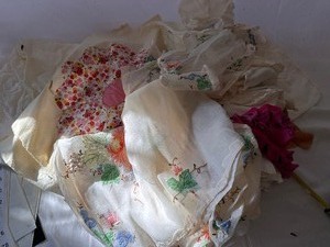 Variety of Vintage Table Linens