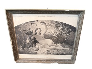 Framed Print Titled Allegroien und Embleme. No. 133