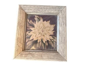 Vintage Framed Flower Painting, Turner