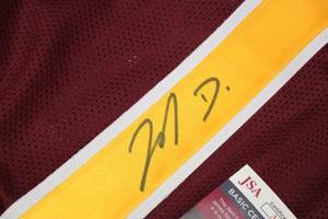 lot 39 image: Washington Commanders Custom Jahan Dotson Autograph Jersey JSA COA #AC3431