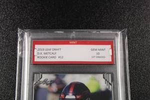 lot 57 image: 2019 Leaf Draft DK Metcalf #12 Rookie Card