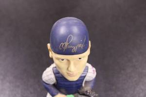 lot 78 image: Hormel 2002 Central Division Champions Minnesota Twins AJ Pierzynski Autograph Bobblehead