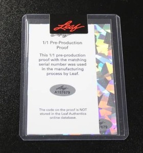 lot 110 image: 2023 Leaf Vivid Will Anderson Jr. Pre Production Proof Autograph 11  Only 1 Exist - 3rd Pick In The Draft
