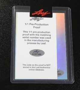 lot 112 image: 2023 Leaf Vivid Joe Montana Pre Production Proof Autograph 11  Only 1 Exist