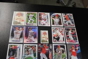 lot 128 image: Shohei Ohtani Baseball Card Lot  20 Different Cards