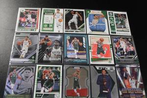 lot 137 image: Giannis Antetokounmpo Basketball Card Lot  20 Different Cards