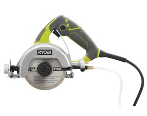 RYOBI 12 -Amps 4 in. Blade Corded Wet Tile Saw