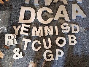 lot 19 image: Various Exterior Letters