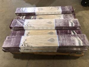 8 Boxes of Home Decorators Collection Larkmead Oak 12 mm T x 7.6 in. W Waterproof Laminate Wood Flooring (16 sqftcase)  Customer Returns See Pictures