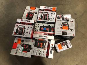 Lot  of Assorted Vector Portable Power Stations  Various Sizes and Conditions Customer Returns See Pictures