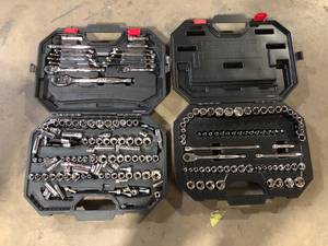 Lot of 2 Assorted Husky Mechanics Tool Sets  Customer Returns See Pictures
