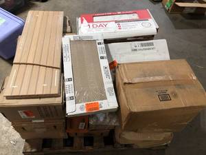 Pallet of Mixed Assorted Flooring Various Models and Conditions  Customer Returns See Pictures