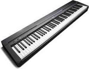 lot 1 image: Yamaha P-45 88-Key Weighted-Action Digital Piano Black