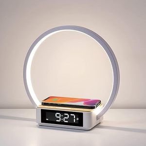 lot 17 image: WakeToLight LED Clock and Wireless Charging Station