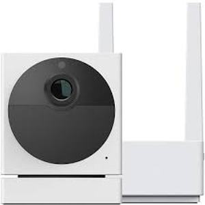 lot 19 image: Wyze Wireless Outdoor Surveillance Home Security Camera v2, with Color Night Vision, Includes Base Station