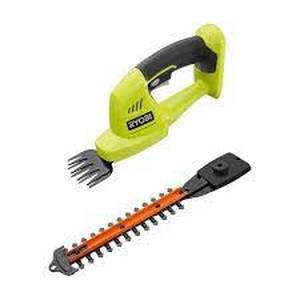 lot 45 image: Ryobi ONE 18V Cordless Battery Grass Shear and Shrubber Trimmer (Tool Only)