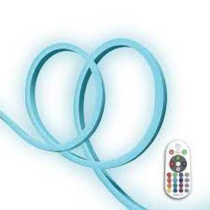 lot 51 image: Tzumi Aura Color Shape OutdoorIndoor 16 ft. Plug-in Color Changing Light LED Rope Light with Remote
