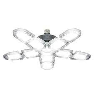 lot 52 image: Beyond Bright 60-Watt Ultra Bright LED Light Bulb 6500K with 10 Adjustable Light Panels