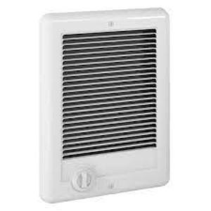 lot 10 image: Cadet 120-volt 1,000-watt Com-Pak In-wall Fan-forced Electric Heater in White