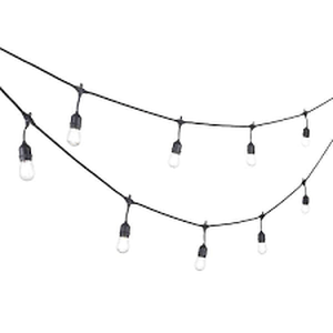 lot 59 image: Hampton Bay 24-Light 48 ft. IndoorOutdoor String Light with S14 Single Filament LED Bulbs