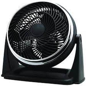 lot 63 image: Hampton Bay 11 in. 3 Speed Portable Desk Fan in Black