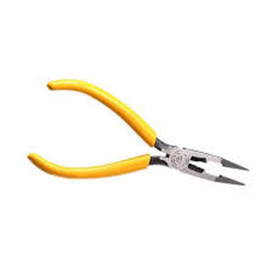 lot 110 image: Set of 2 Klein Tools- 12-34 in. Punchdown Multi-Bit Screwdriver & 6 in. Long Nose Connector Crimping Pliers with Skinning Hole