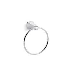 lot 116 image: Kohler Rubicon Wall-Mount Towel Ring in Polished Chrome-R26114-CP