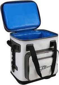 lot 127 image: Coho 24 Can Soft Sided Portable Cooler and Lunch Box-Zipper Issue-Need Fix