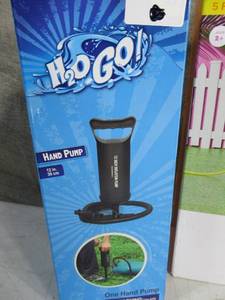 lot 132 image: Lot of 3 Inflatable Dino Spay Pool-Water Slide-Hand Pump