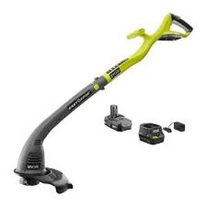 lot 151 image: Ryobi ONE 18V 10 in. Cordless Battery String Trimmer and Edger with 1.5 Ah Battery and Charger