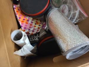 lot 38 image: Box of household goods and more
