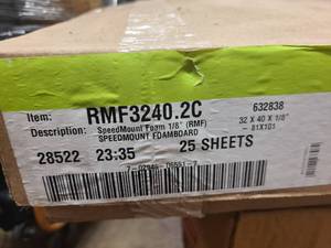 lot 71 image: Speedmount Foamboard 32x40 25 Sheets