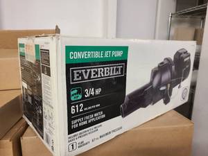 lot 85 image: Everbuilt Convertable Jet Pump