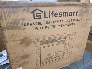 lot 87 image: LifeSmart Infrared Quartz Fireplace Heater
