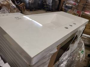 lot 146 image: Large brand new Sink Countertop with under cabinet