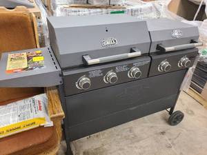 lot 3 image: Brand New 3-Burner Expert Grill portable outdoor grill