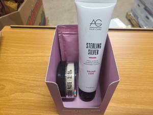 lot 236 image: Misc pack of haircare products in a little pink box