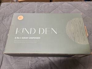 lot 194 image: Kind Den Bamboo Styled Kitchen wrap dispensor