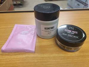 lot 234 image: 1x Hair Mask 1x Texture Paste and 1x Reconstruct jar